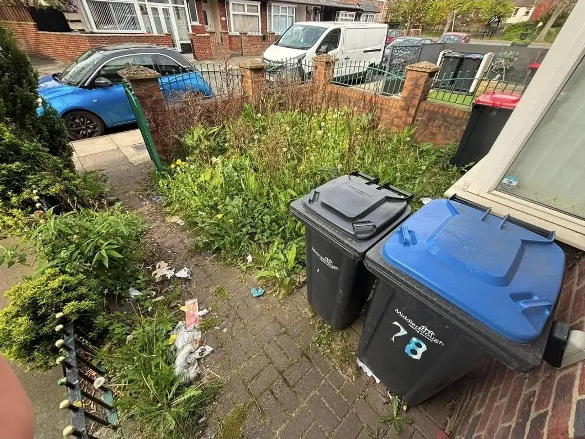Garden before GLM Site Services